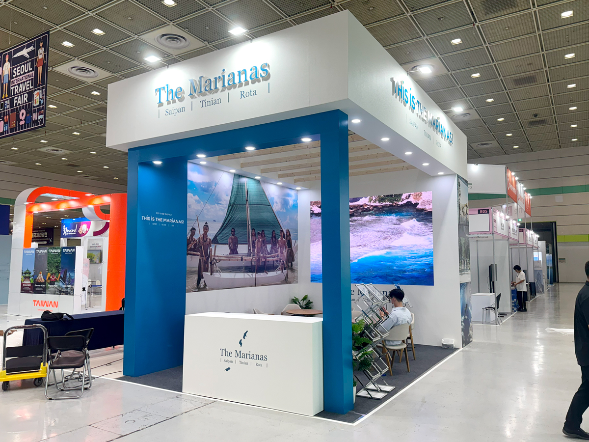 마리아나 관광청 부스사진