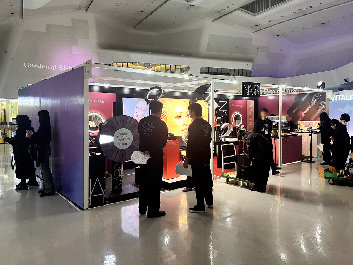 컬리 뷰티 페스타 2025 부스사진