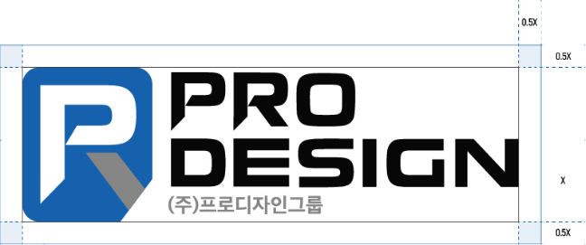 프로디자인 로고